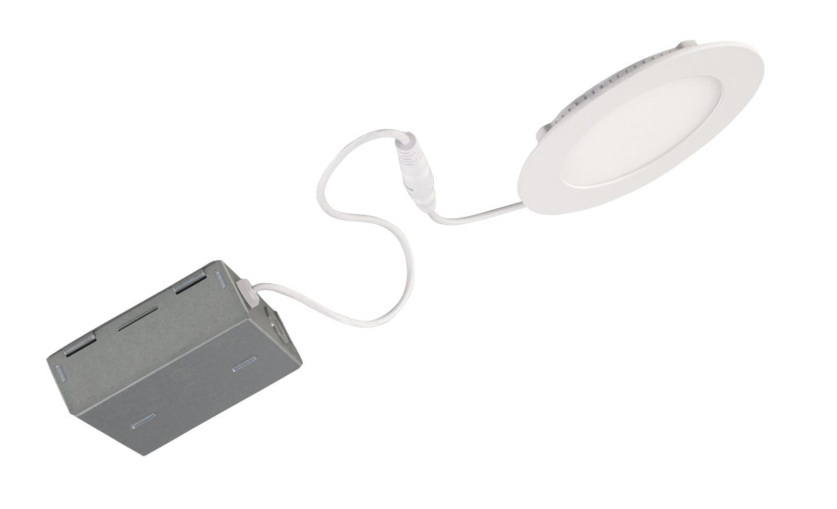 Integrated Led Recessed Light Fixture 32.13-in. X 0.50-in. X 4.75-in., Matte White