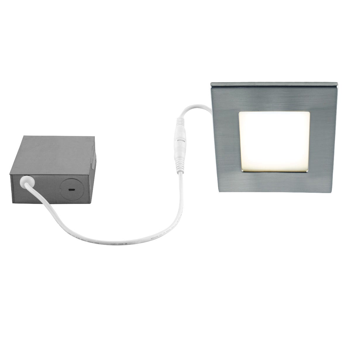 Integrated Led Recessed Light Fixture 32.13-in. X 1.25-in. X 4.75-in., Brushed Chrome