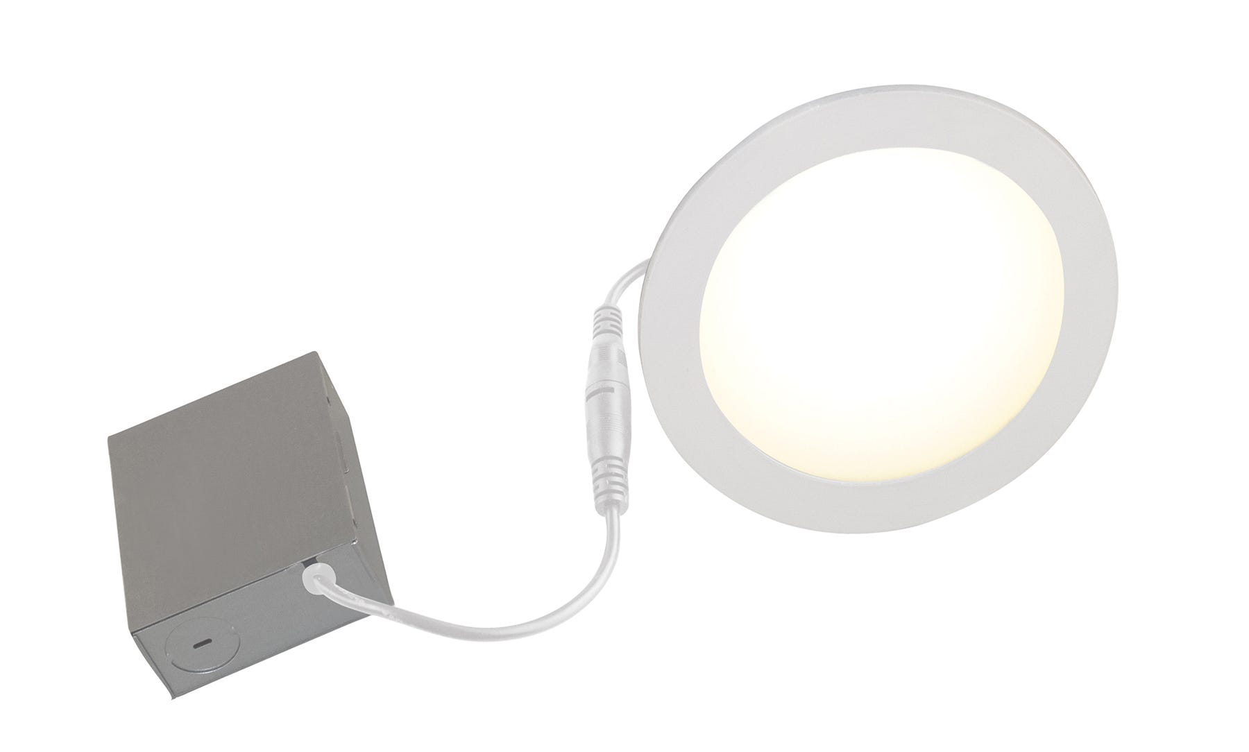 Integrated Led Recessed Light Fixture 34.13-in. X 1.25-in. X 6.25-in., Matte White