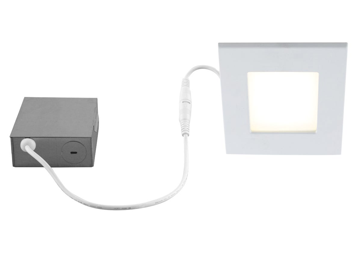 Integrated Led Recesssed Light Fixture 32.13-in. X 1.25-in. X 4.75-in., Matte White