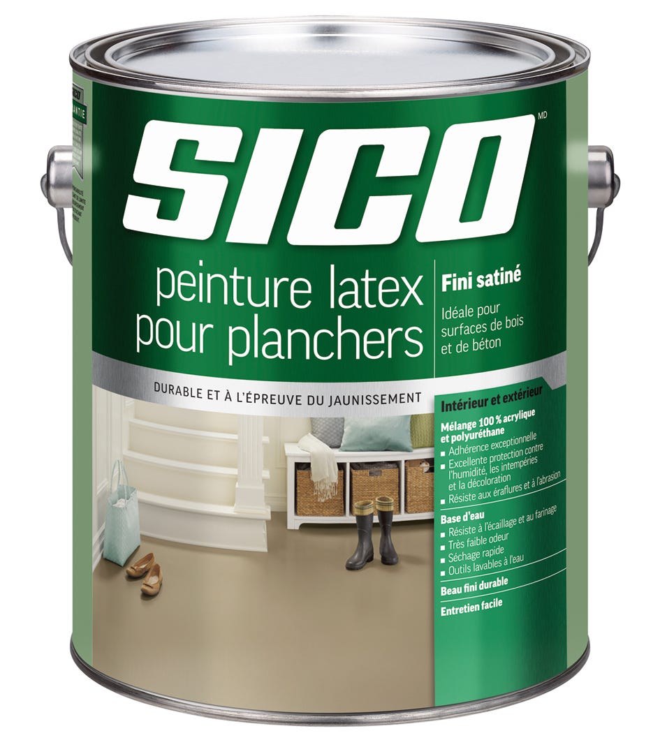 Interior / Exterior Paint for floor, Base #1, 3.78 L