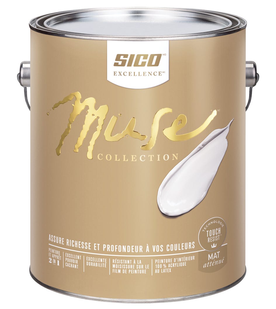 Interior Paint, 100% Acrylic, Latex, Soft Matte, for red colors