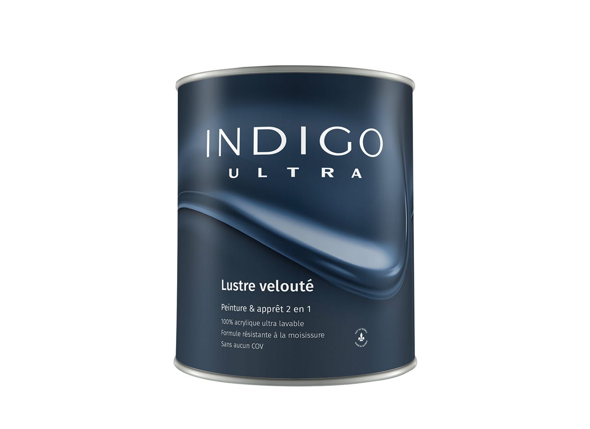 INDIGO ULTRA Interior Paint, Eggshell Finish, Natural White, Quart