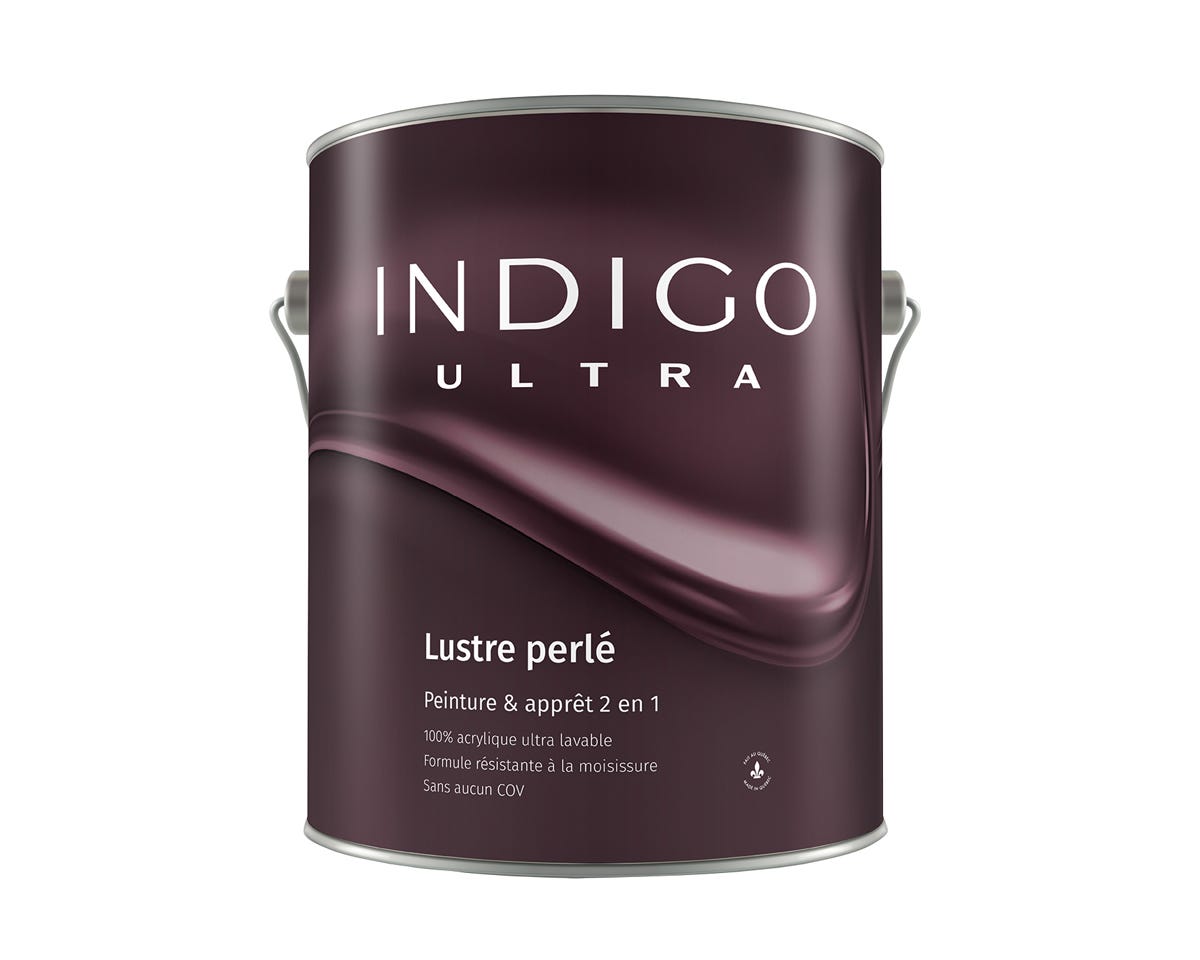 INDIGO ULTRA Interior Paint, Pearl Finish, Natural White, Gallon