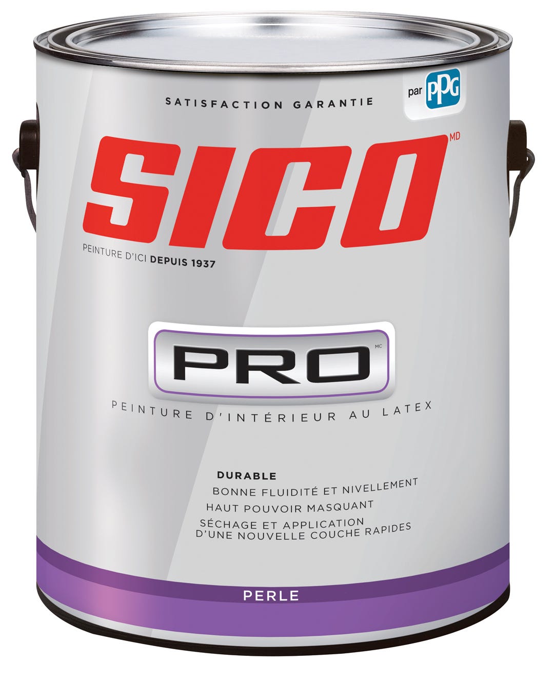 SICO PRO Interior Paint Latex, Pearl Finish, Tint Base #1, 3.78 L