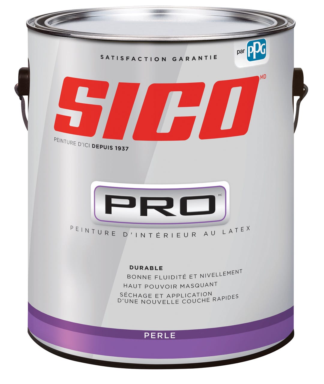 SICO PRO Interior Paint Latex, Pearl Finish, Tinte Base #2, 3.78 L