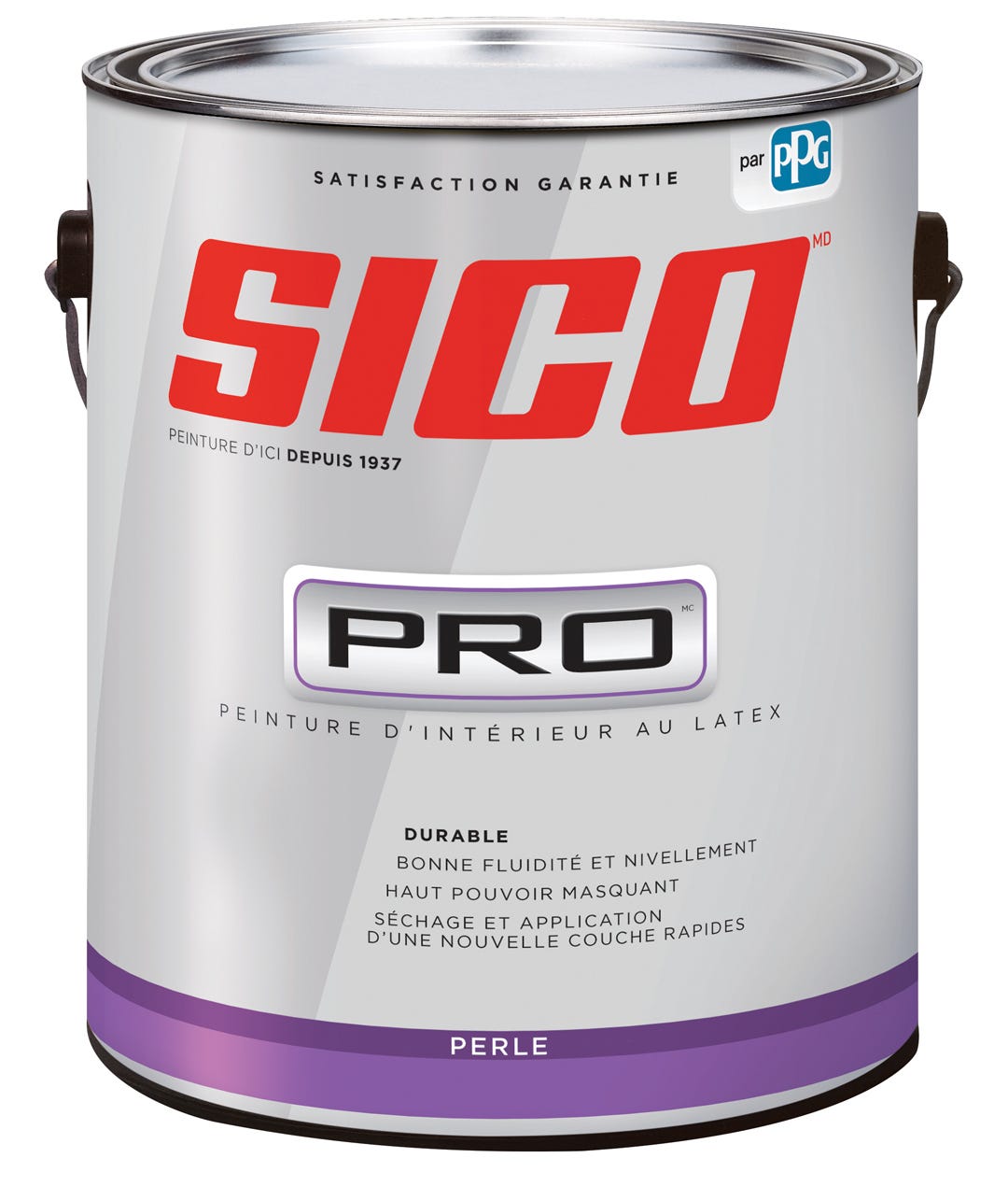 SICO PRO Interior Latex Paint, Pearl Finish, Tinte Base #3, 3.78 L