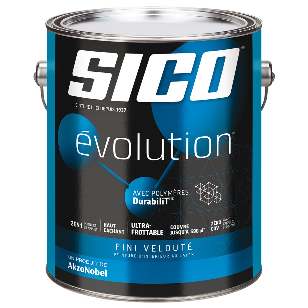 EVOLUTION Interior Paint/Primer Latex, Eggshell Finish, Tint Base #3, 3.78 L