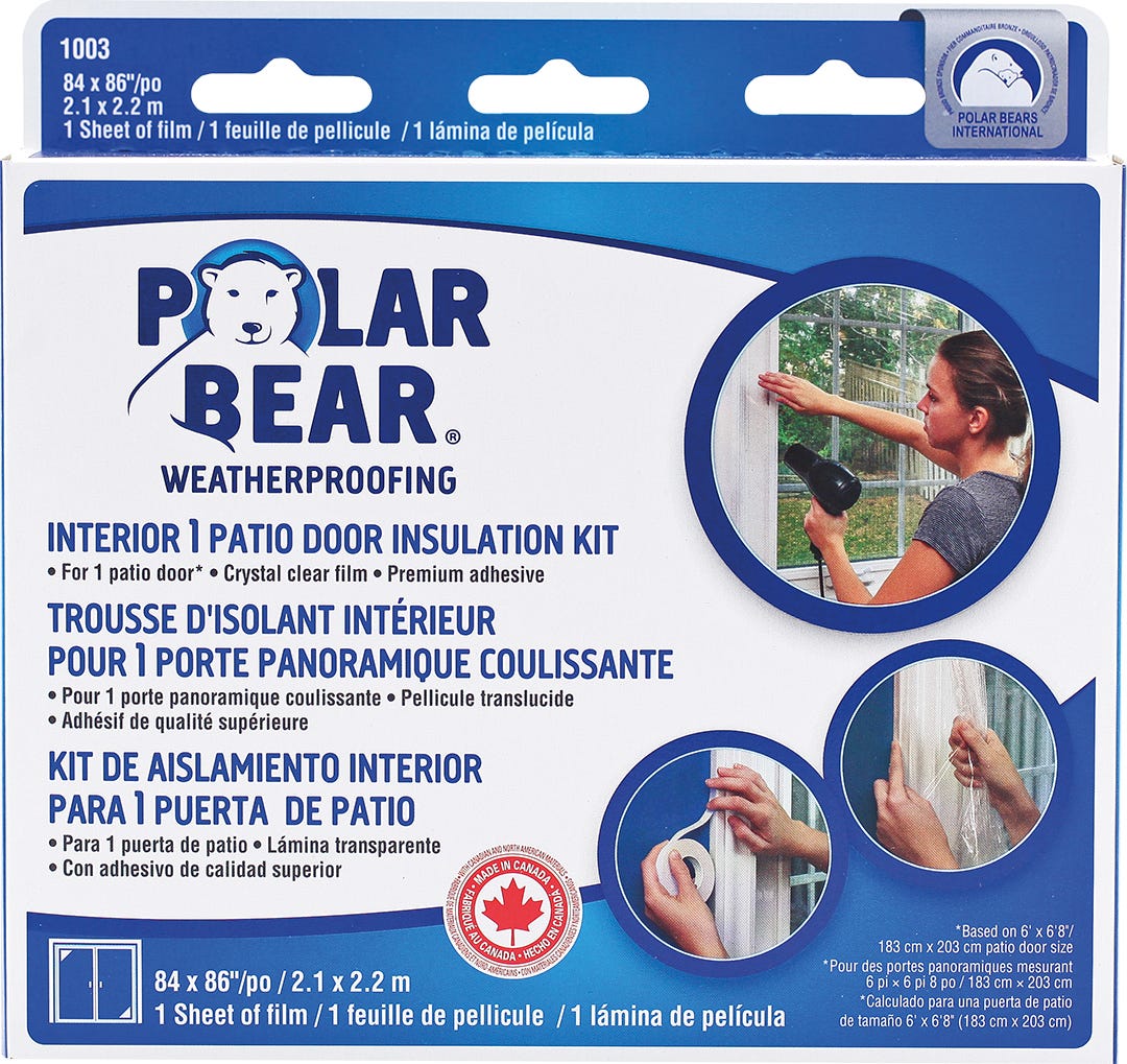 Interior Patio Door Insulating Film Kit (84 X 86 inch)