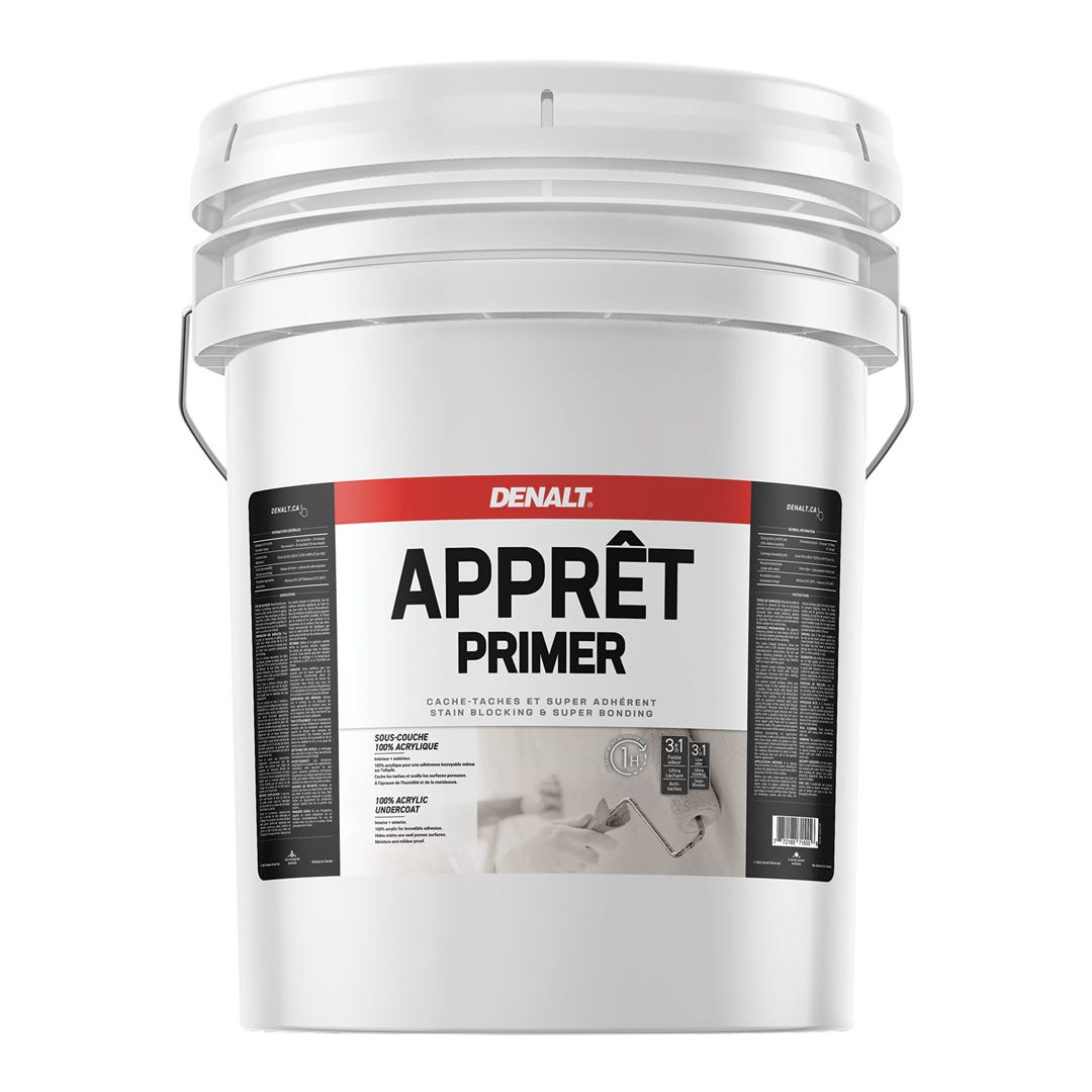 Interior Primer, Natural White, Pail