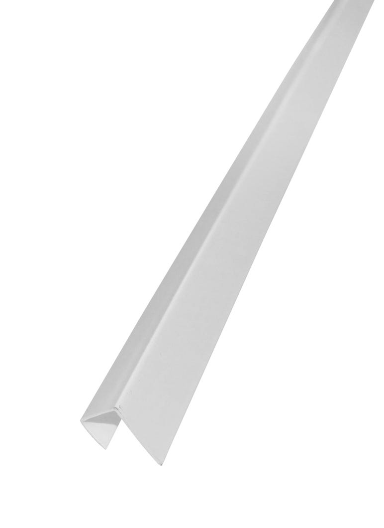 Moulding - u channel for acoustic tile - plastic 1/2 in x 8 ft