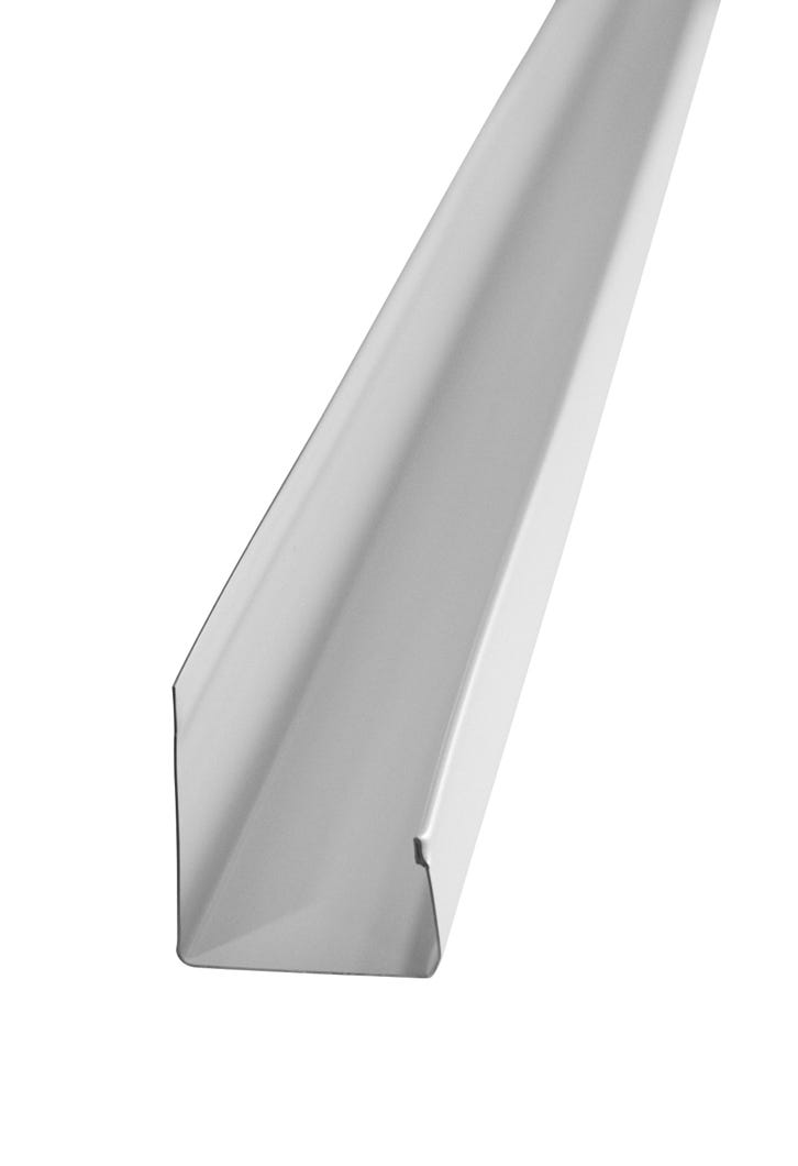J-Trim Aluminum, 1-in. X 9-ft. 10-in.