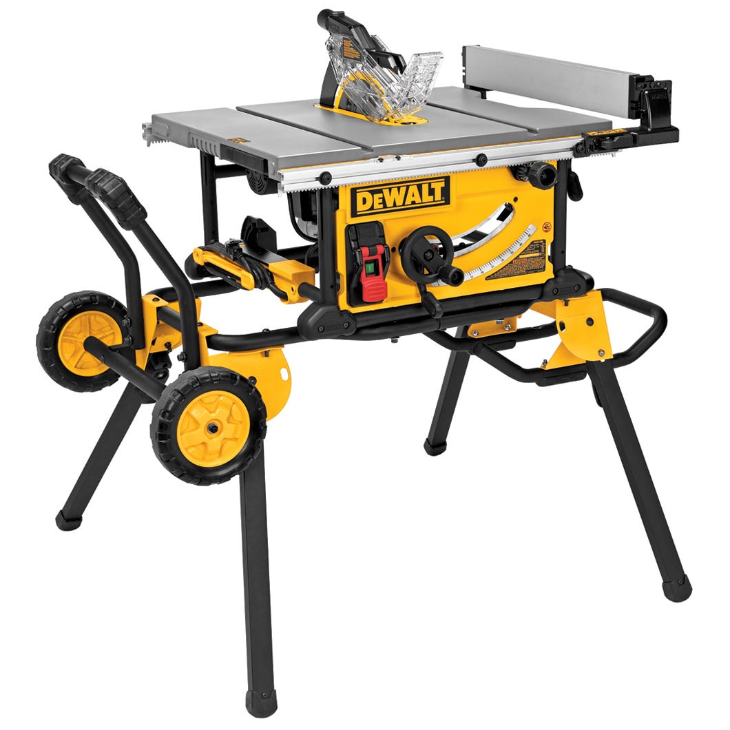 DEWALT Jobsite Table Saw, 10 in., 15 A