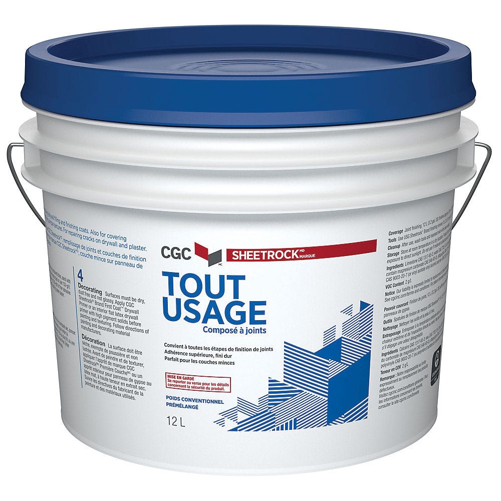 Joint Compound Ready-To-Use Drywall Compound, 12L