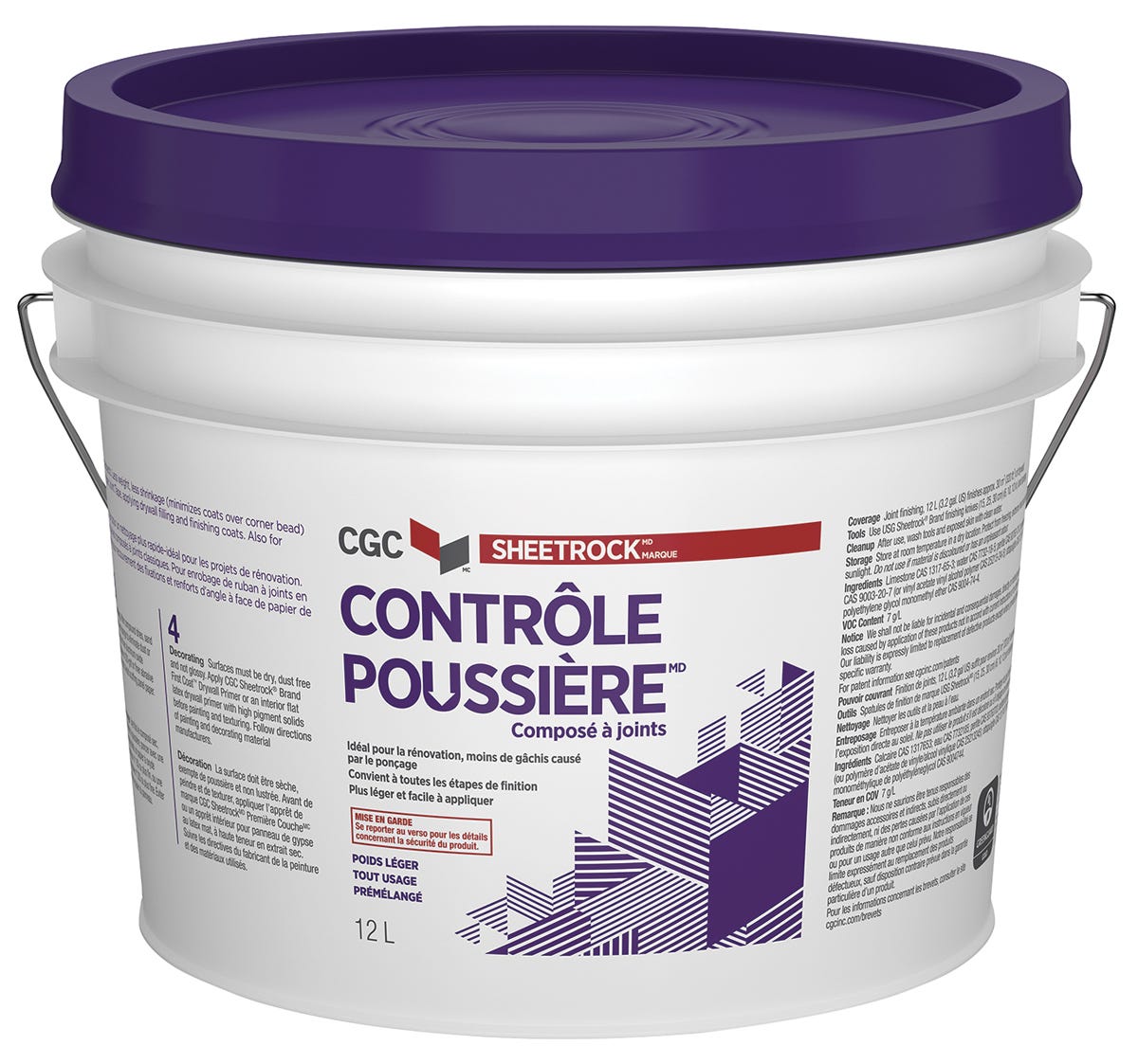 JOINT COMPOUND READY TO USE - DUST CONTROL - 16 kg
