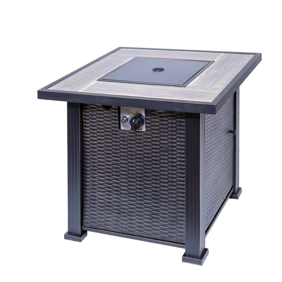 KENYA Propane Fire Pit, 30 in. x 30 in.