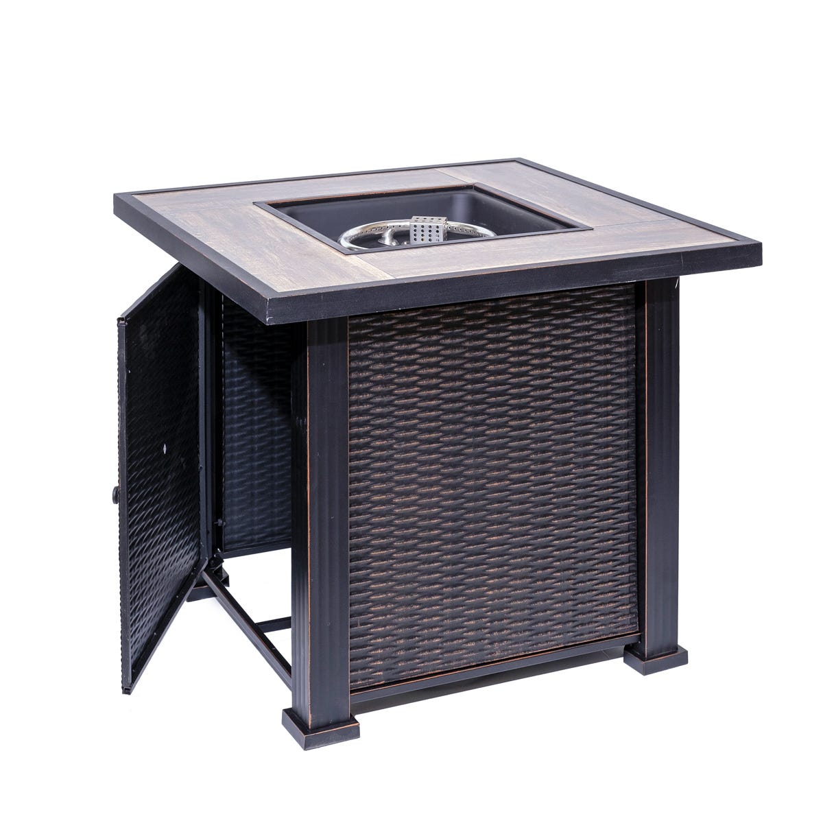 KENYA Propane Fire Pit, 30 in. x 30 in.