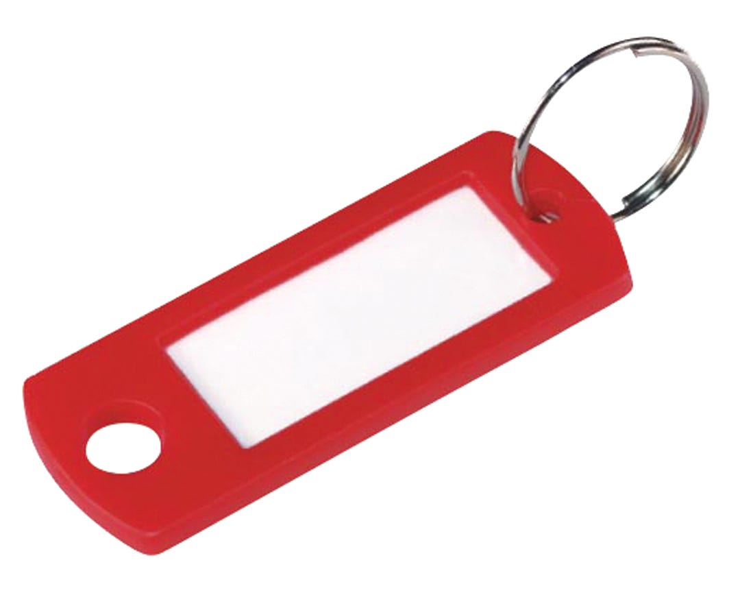 Key Id Tag with Ring, Flexible