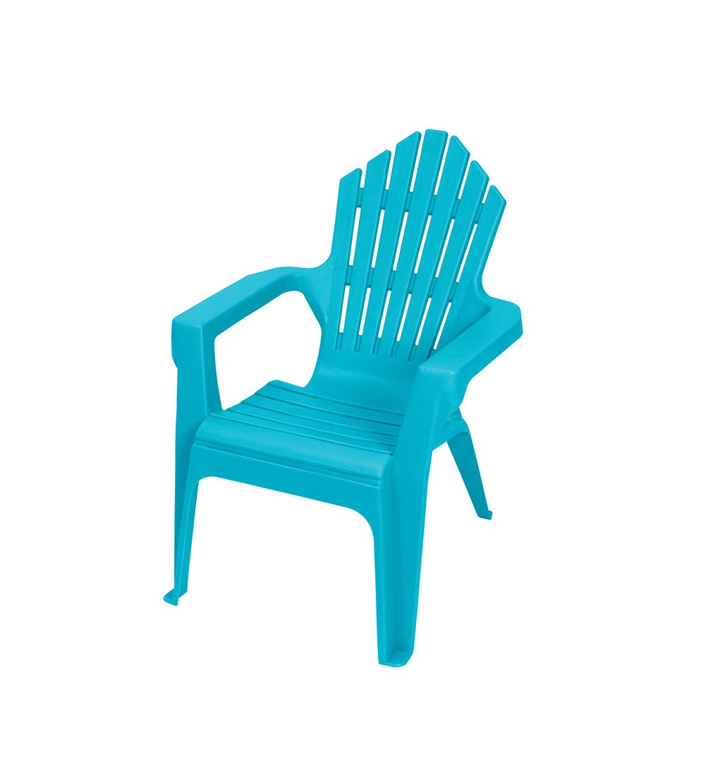 Kids Adirondack Chair, 18 in. X 16 in., Teal