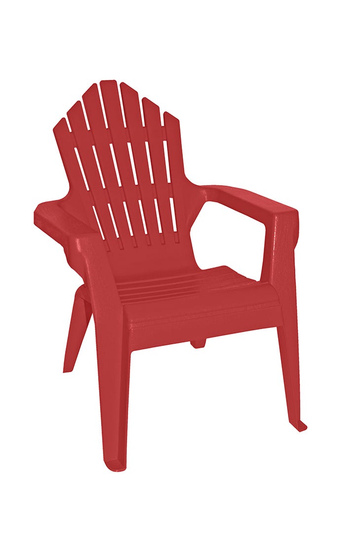 Kids Adirondack Chair, 18 in. X 16 in. Red