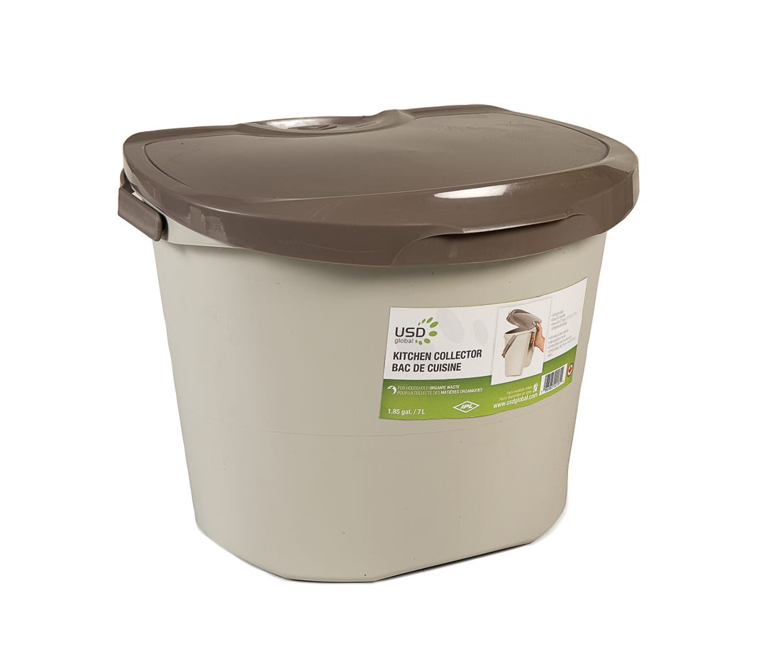 Organic Waste Kitchen Bin, 7 L