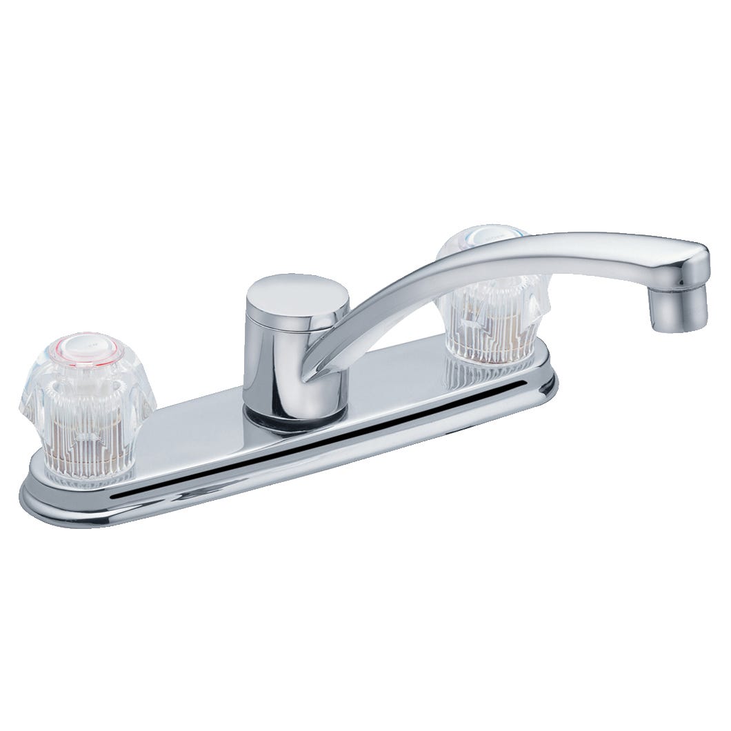 Kitchen Faucet, Adler, 2 Handles, Chrome