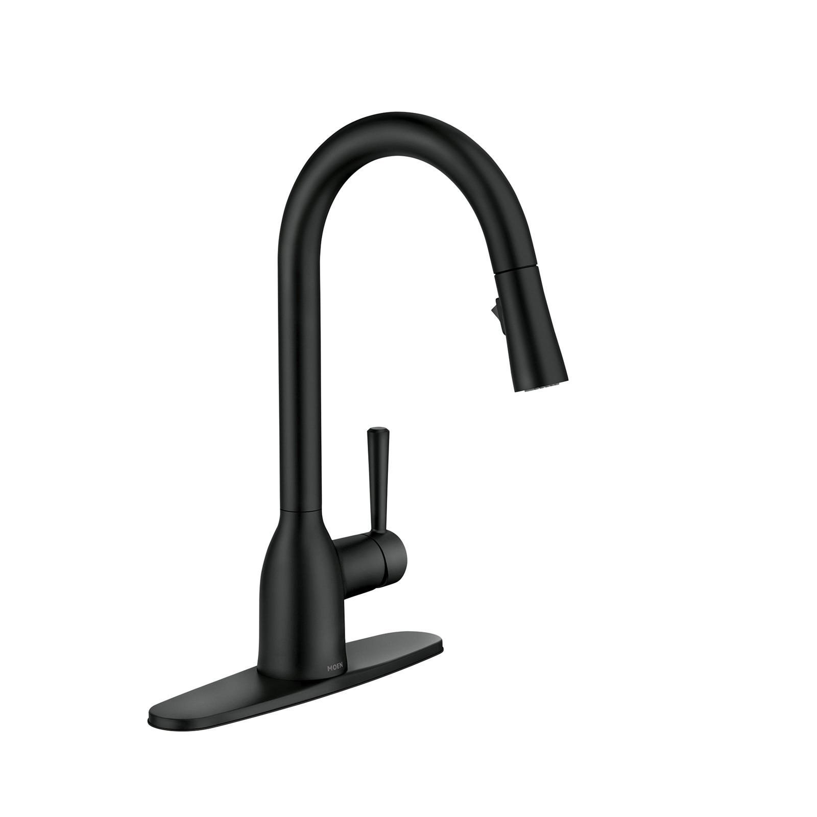 Kitchen Faucet, Alder, Pull Down, 1 Handle, Matte Black