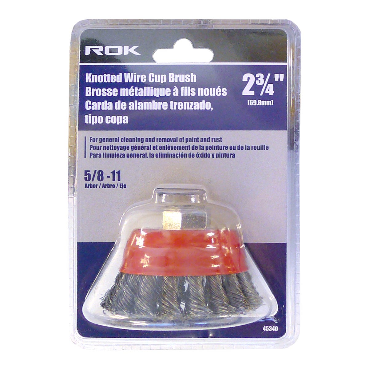 Knotted Wire Cup Brush, 2-3/4-in.