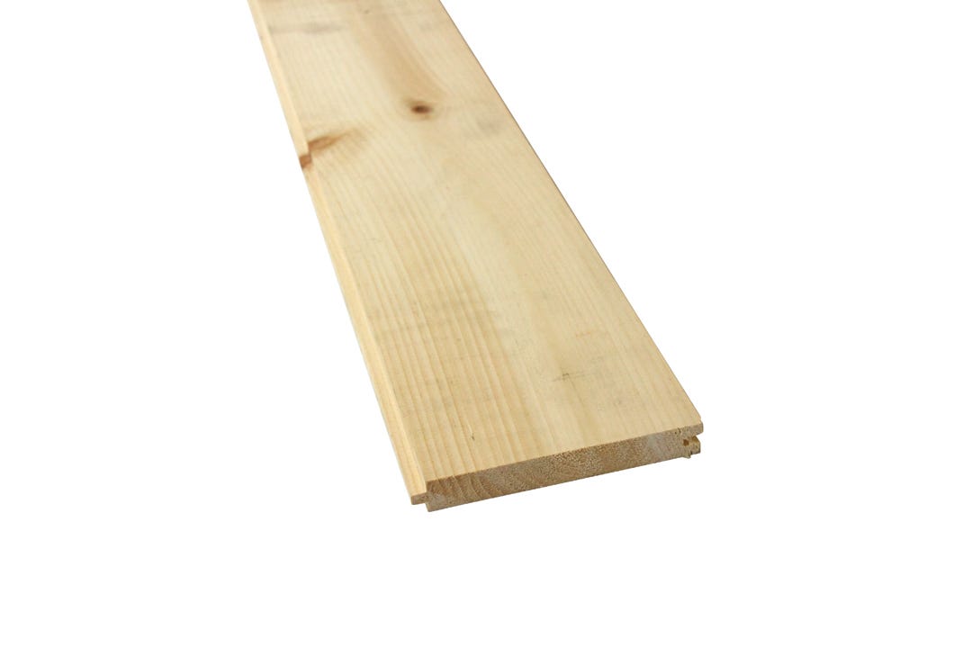 Knotty Pine for Floors, Tongue/Groove, 3/4-in. X 6-in.