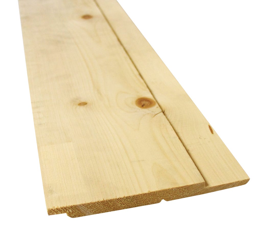Knotty Pine Ranch Bleached, 5/8-in. X 8-in.