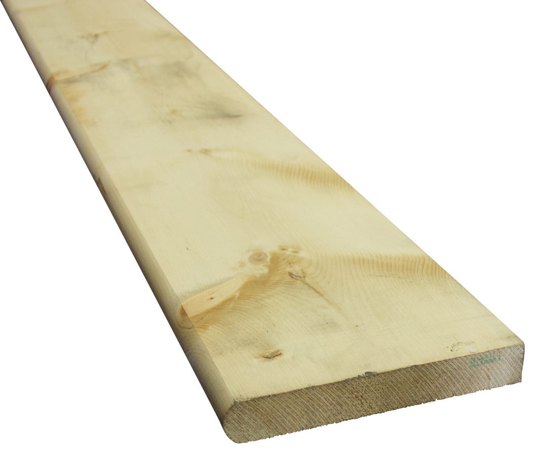 Knotty Pine Rounded, 2-in. X 12-in. X 8-ft.