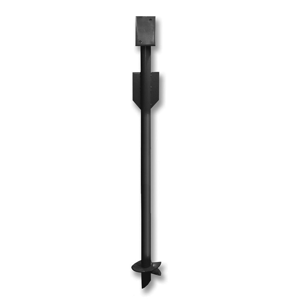 L FOUNDATION POST SCREWABLE IN STEEL