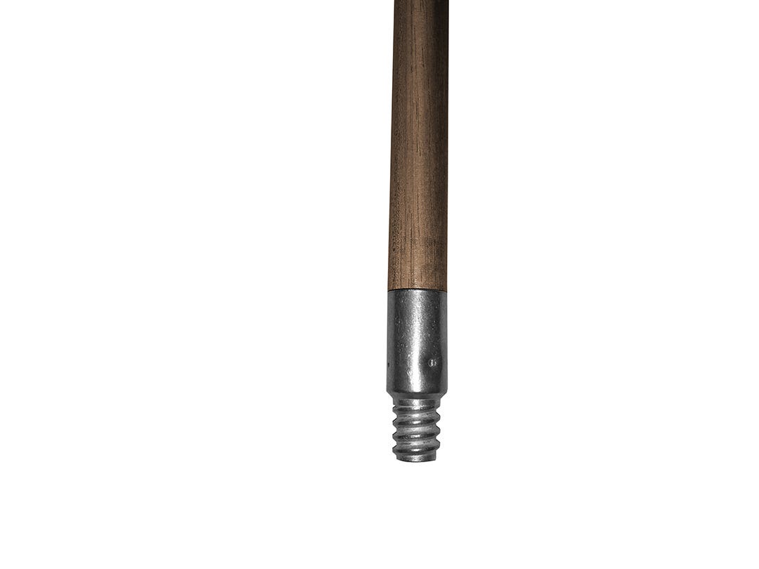 Lacquered Wood Handle with Metal Tip, 60-in.