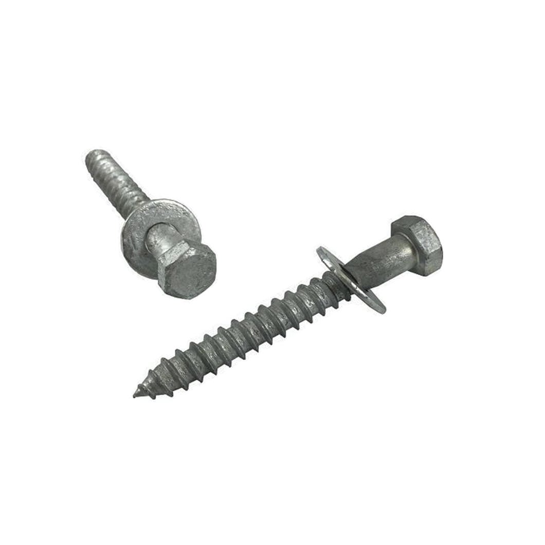 Lag Screw with Washer, 1/2-in. X 8-in.