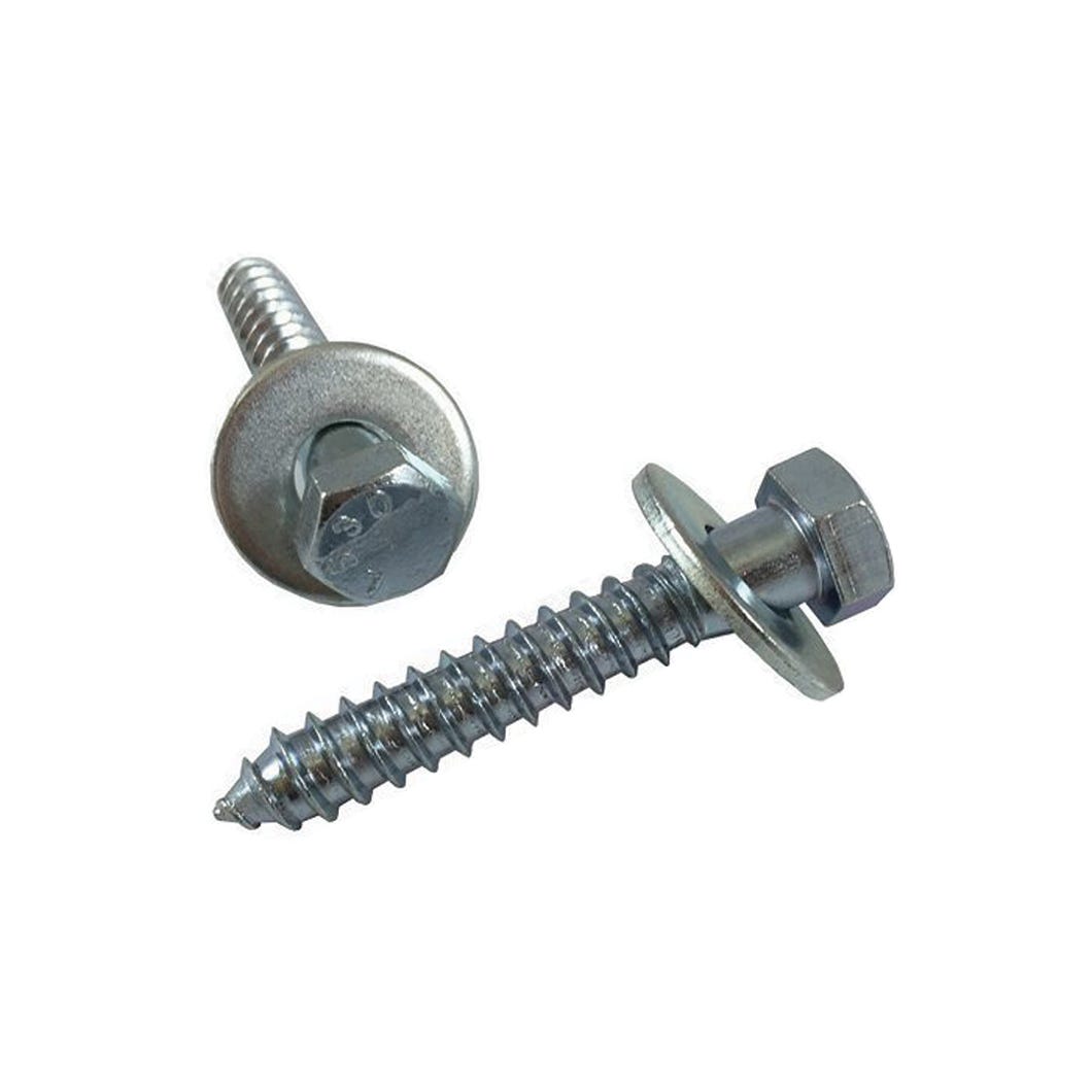 Lag Screw with Washer, 3/8-in. X 4-in.