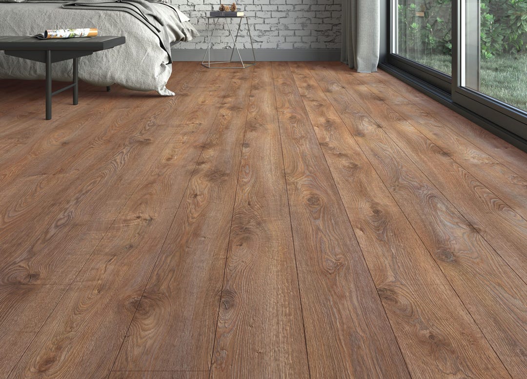 SEVILLE Laminate Flooring, 12 mm, AC3, Beige