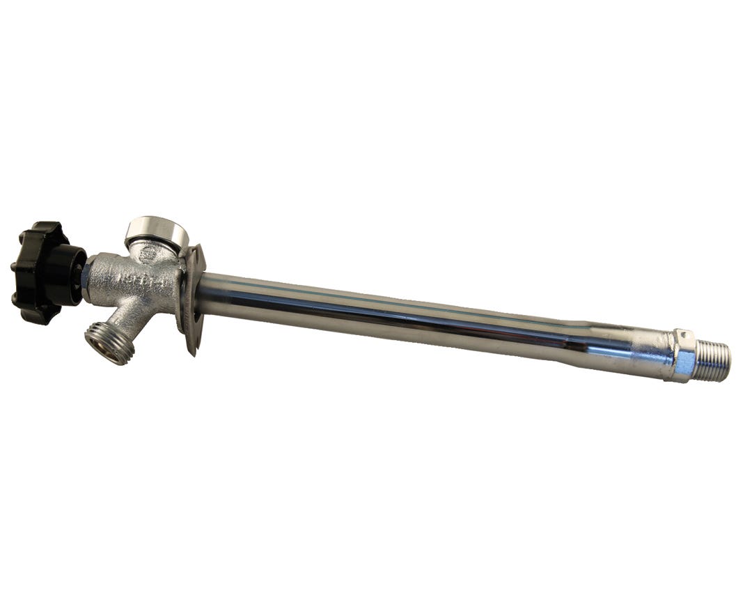 Lawn Faucet Mpt with Vaccuum Breaker, Non Freeze, Lead-Free, 1/2-in. X 12-in.