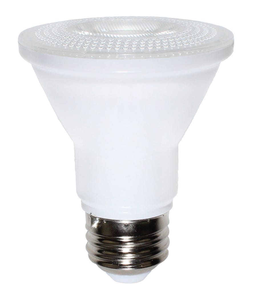 PAR20 LED Bulb, 7W, 3000K, 6/Pack