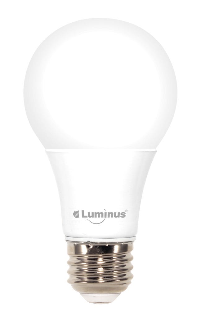 Non-Dimmable LED Bulb, A19, 9W, 2700K, 10/Pack