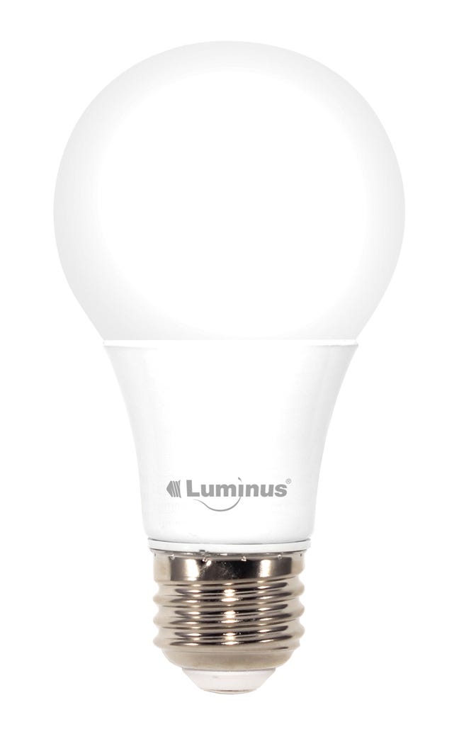 Non-Dimmable LED Bulb, A19, 9W, 5000K, 4/Pack