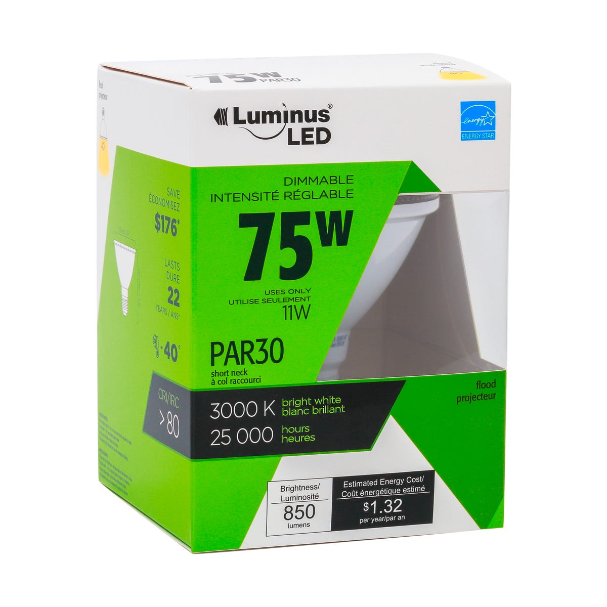 PAR30 LED Bulb, 11W, 3000K
