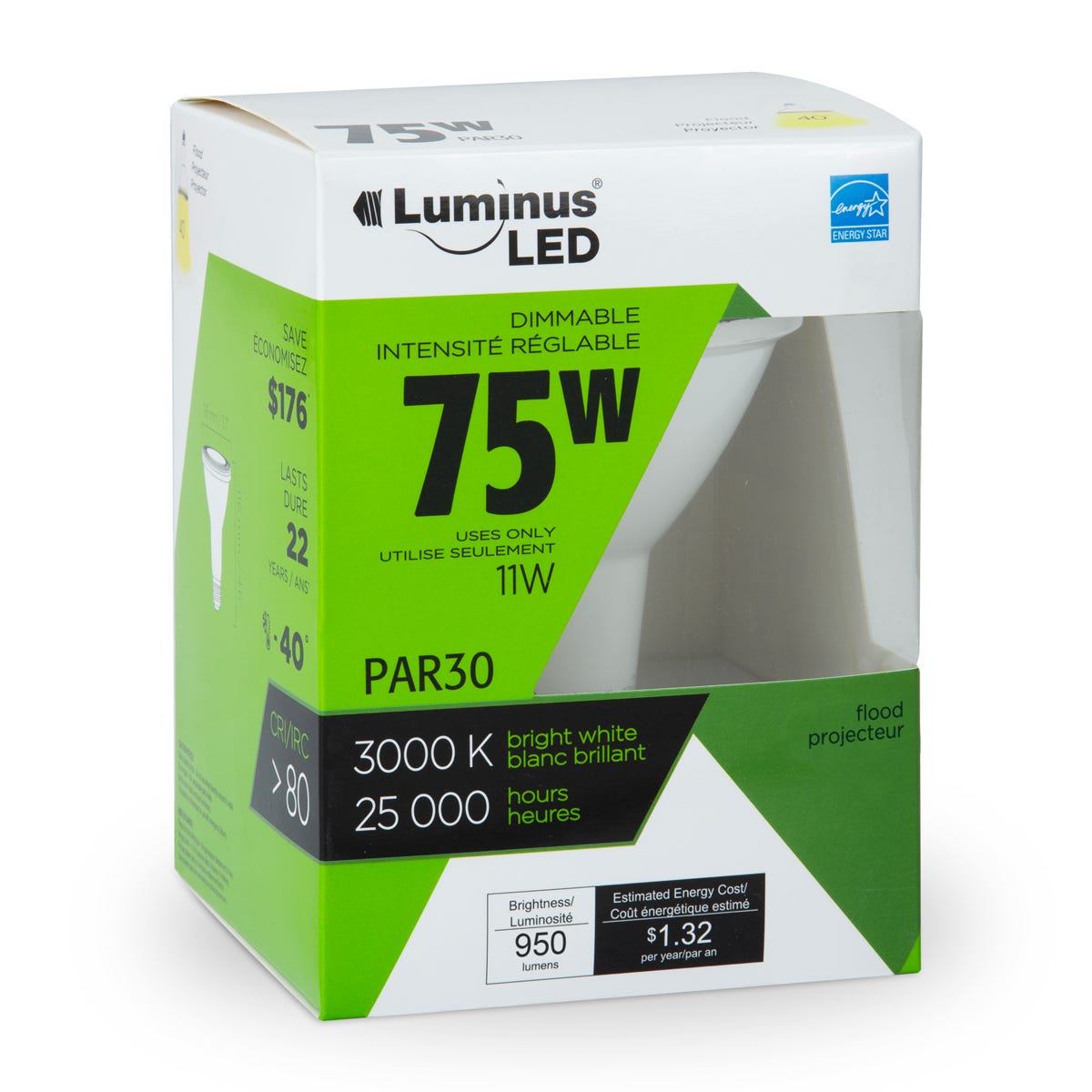 PAR30 LED Bulb, 11W, 3000K