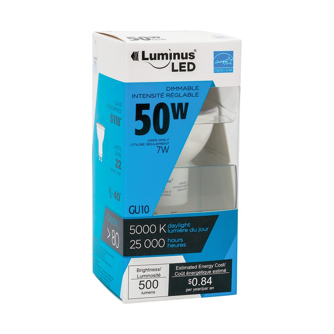 GU10 LED Bulb, 7W, 5000K