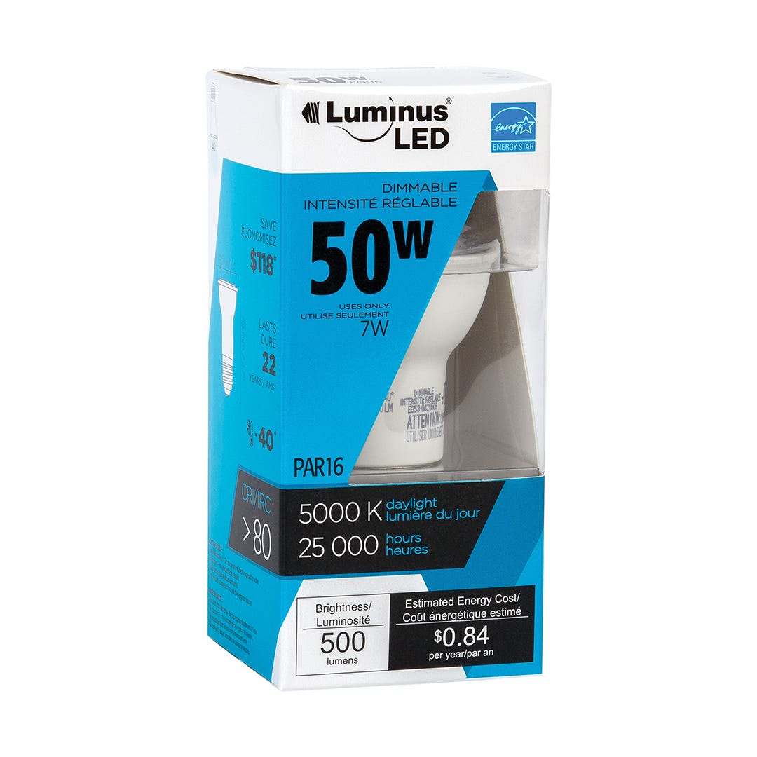 PAR16 LED Bulb, 7W, 5000K
