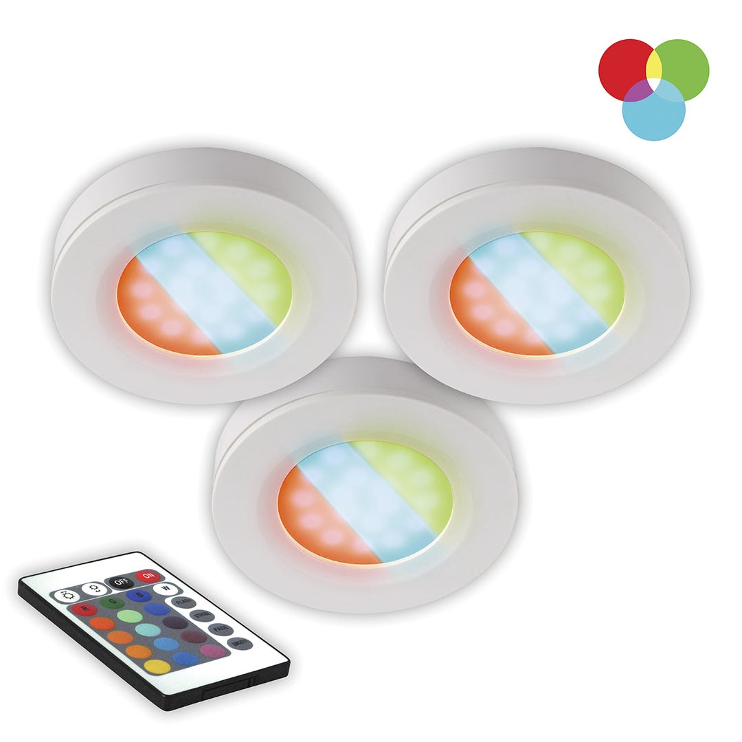 Led Pucks Under Cabinet, Rgb