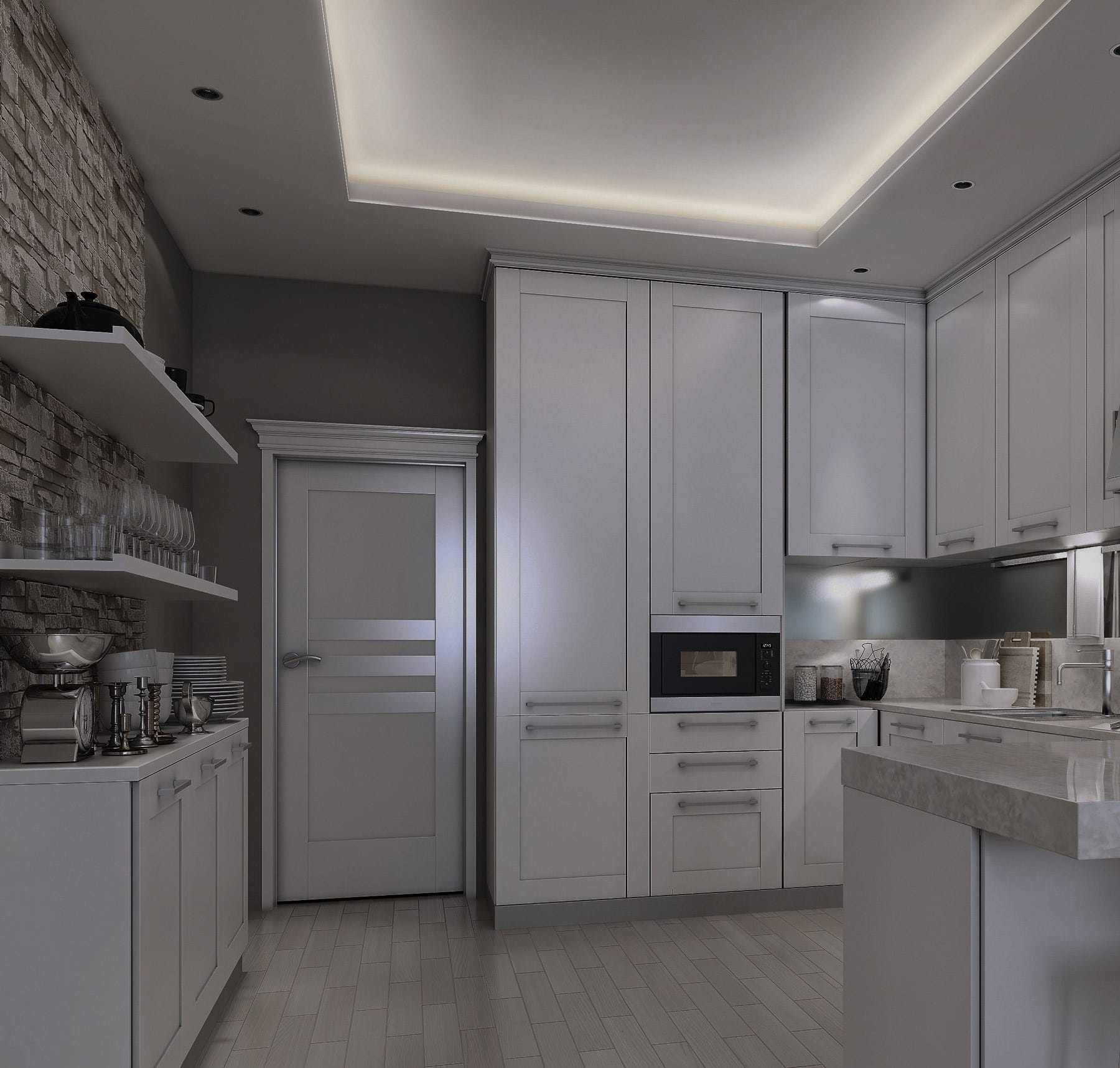 LED strip self-adhesive