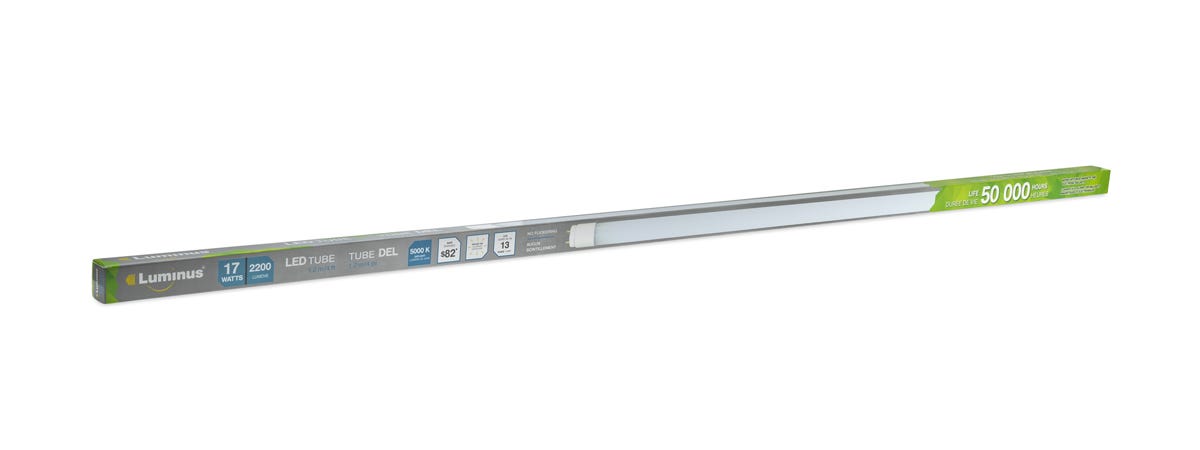 LED Tube, 17W, 5000K, 48 in