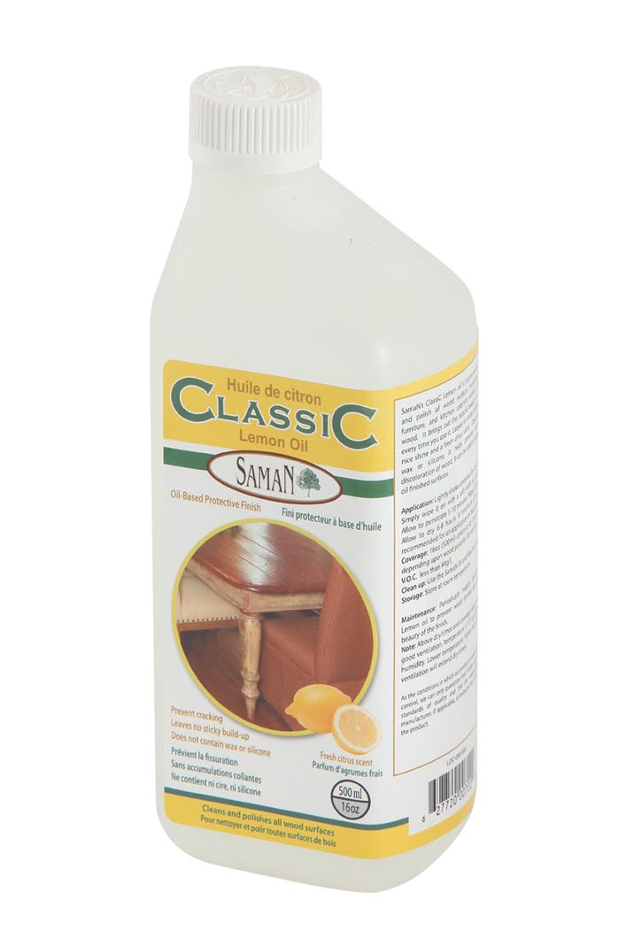 Lemon Oil, Natural, 500 ml