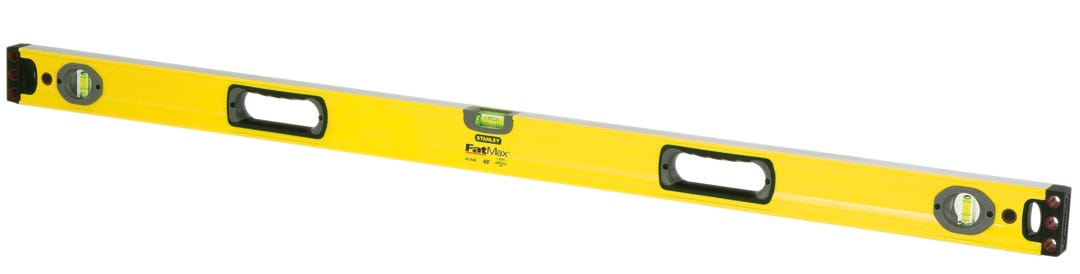 Aluminum Non-Magnetic Level, 3 Vials, 48-in.