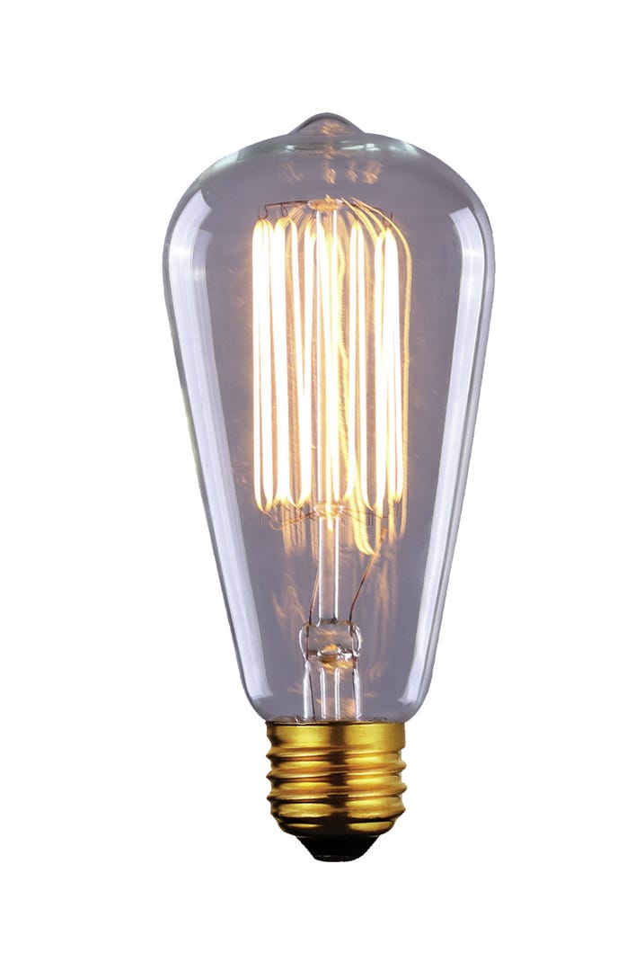Light bulb - cone shape